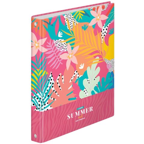 тетрадь на кольцах А4 100 листов "Цветы. Hot tropics" 39522 321615