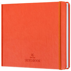 скетчбук А5 48 листов "Fine line" оранжевый 160г/м2 3160-2 328749