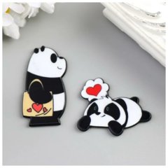 элементы для декора Пандочки Пластик 2шт 37502285