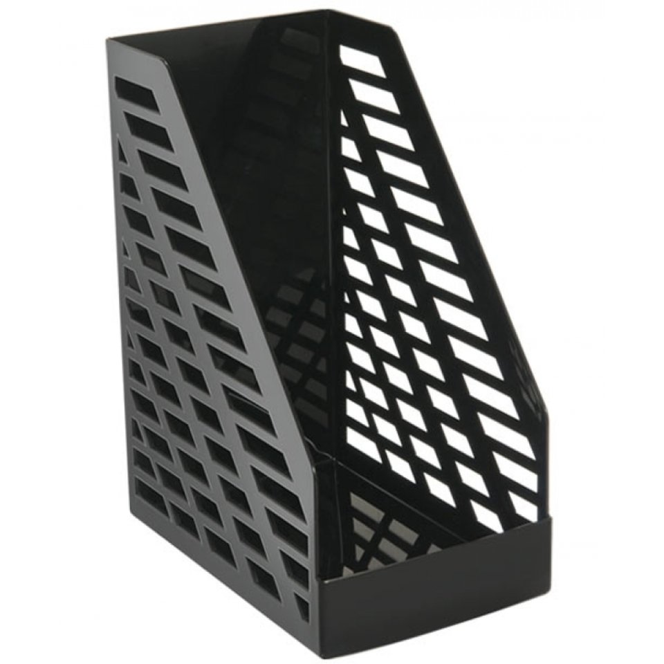 подставка для бумаг вертикальная 160мм xxl эконом оф333 черная