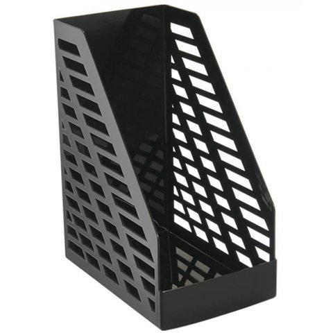 подставка для бумаг вертикальная 160мм xxl эконом оф333 черная