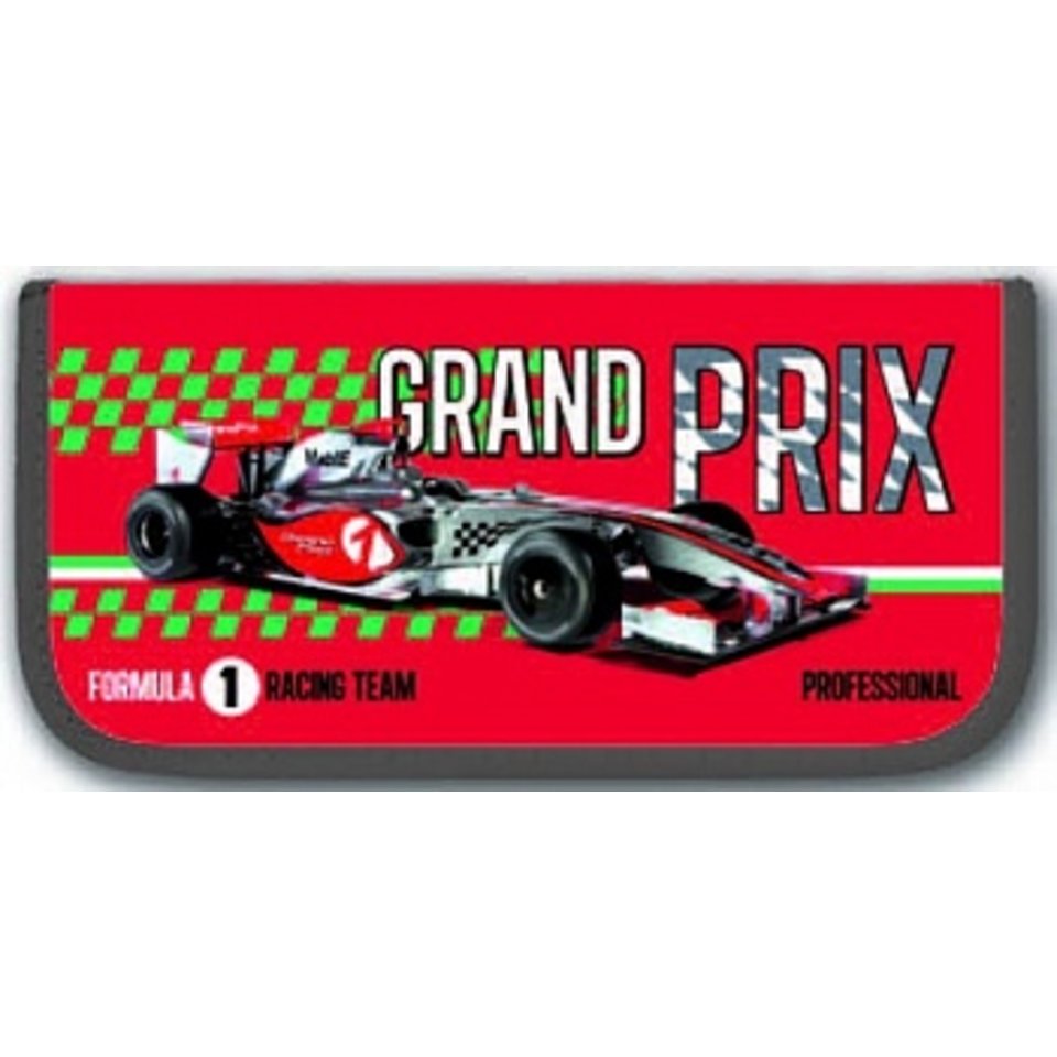 пенал для мальчика Красный болид 36725