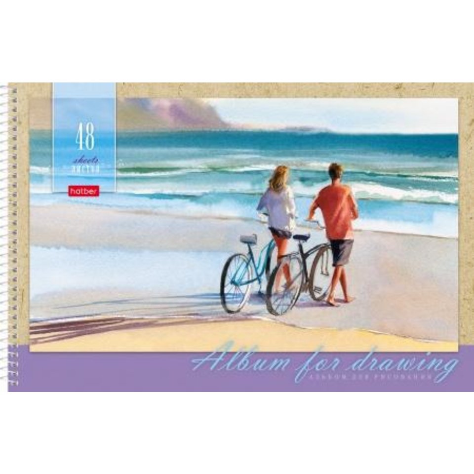 альбом для рисования 48 листов "Красота мгновения" на спирали с отрывной перфорацией (067353)