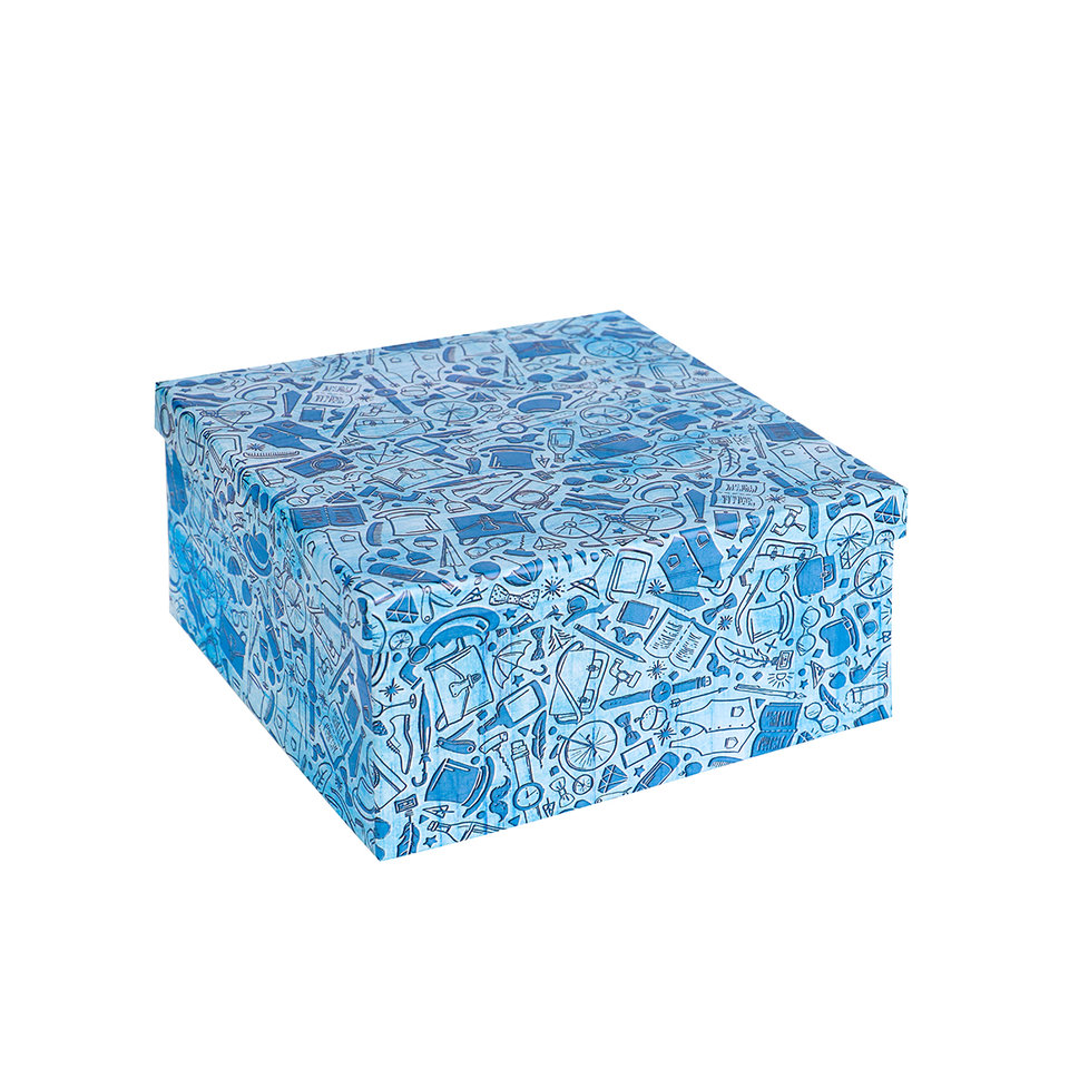 коробка подарочная джентельменский набор 21,5х21,5х11см пп-3513