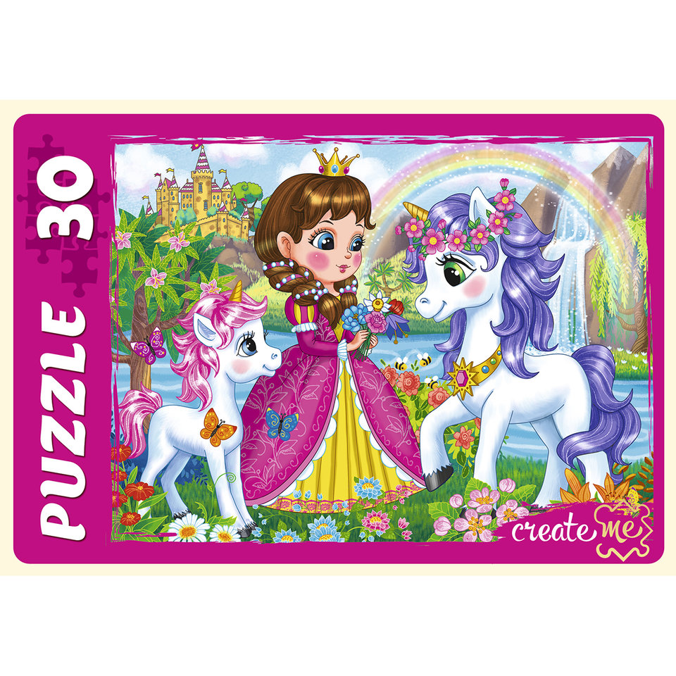 пазл 30 элементов макси мир принцесс пу30-1119