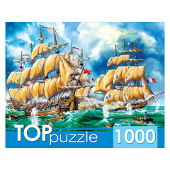 пазл 1000 элементов битва кораблей toppuzzle хтп1000-2175