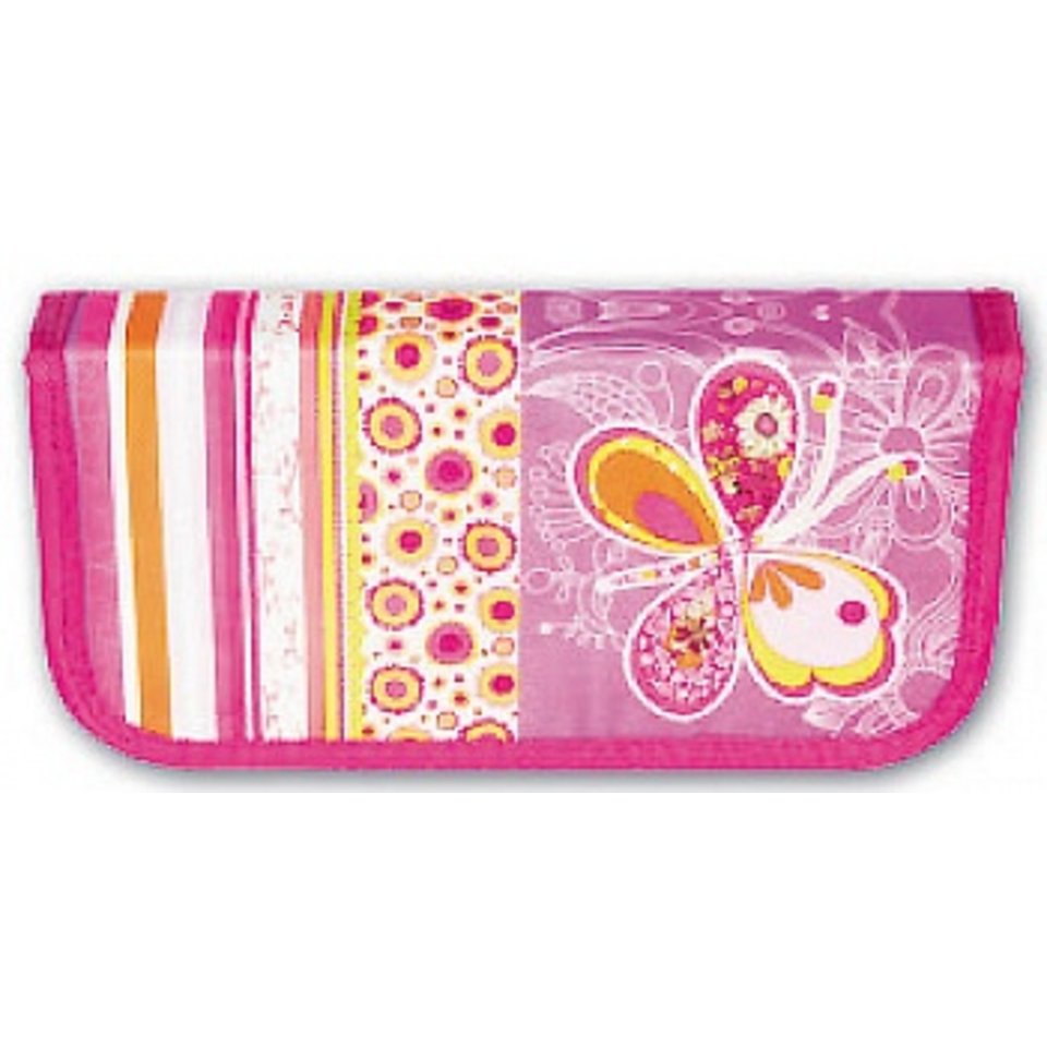 пенал для девочки Розовая бабочка 28093
