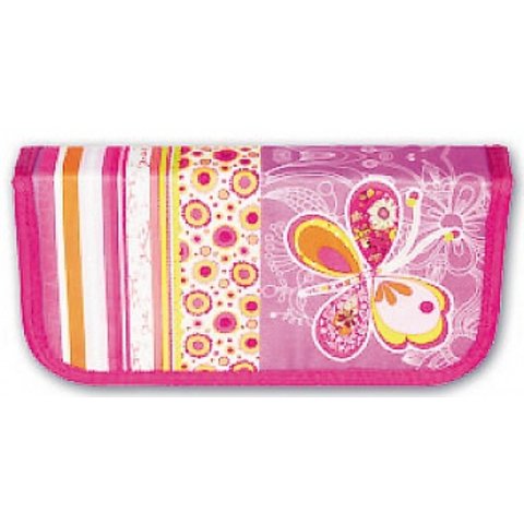 пенал для девочки Розовая бабочка 28093