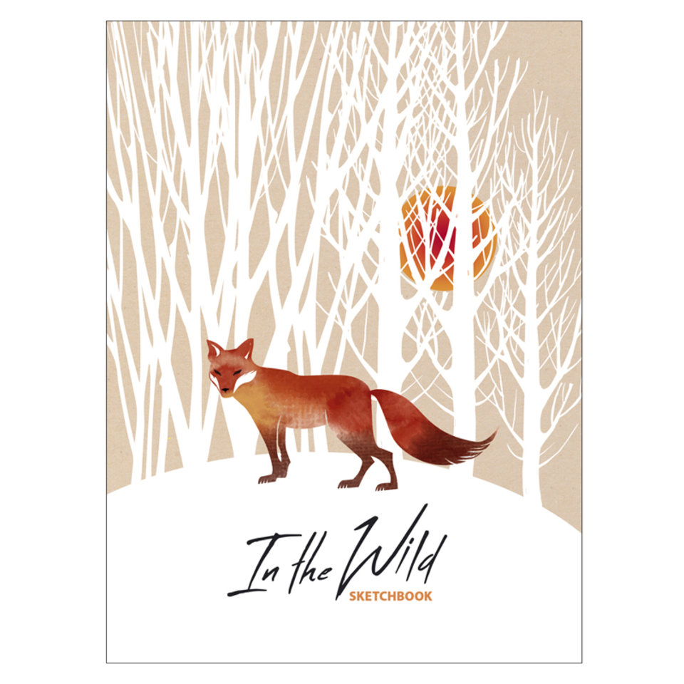 скетчбук А5 100 листов BG "Лиса в лесу" 9883 328936