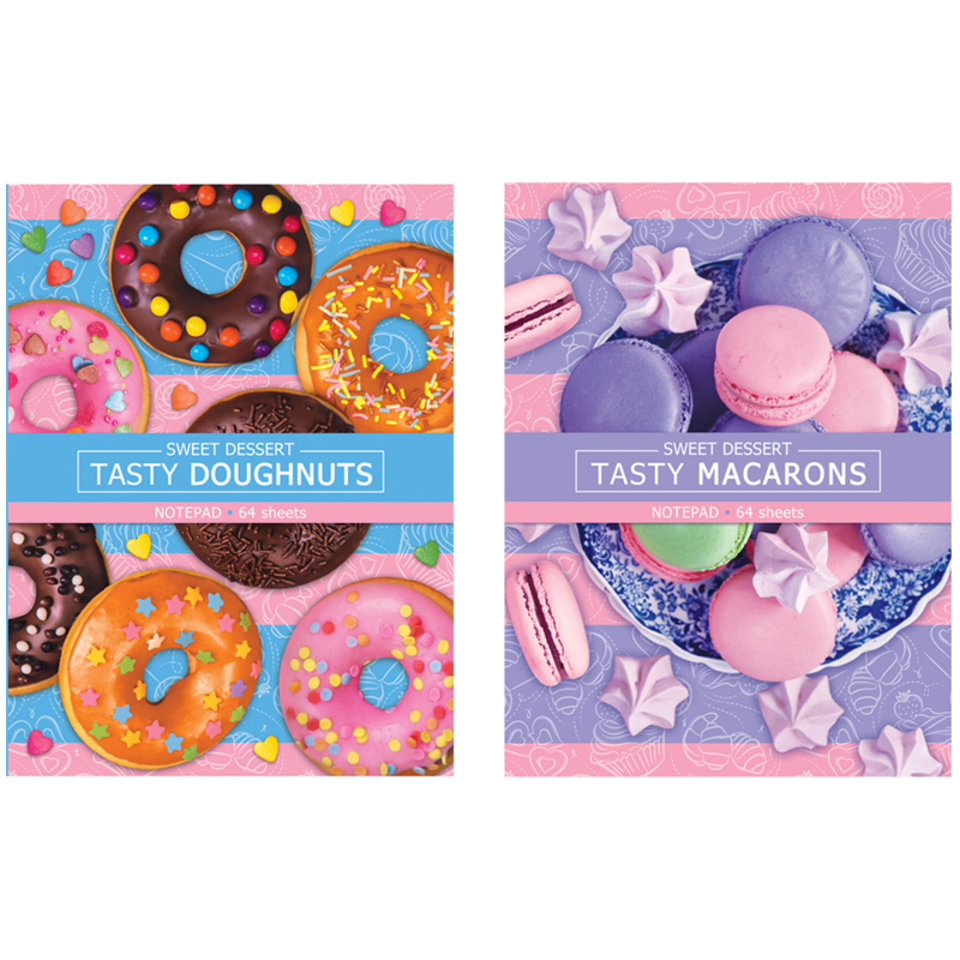 книга для записи А5 64 листа BG "Печеньки-пончики" 6480 304178