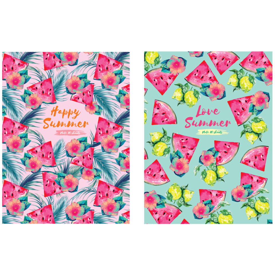 книга для записи А5 80 листов BG "Люблю лето" 9890 328803