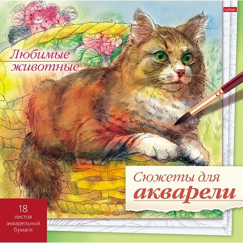 раскраска-эскиз любимые животные 18р4_26268