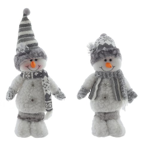 игрушка новогодняя Снеговик 36см 2 вида 821864 игрушка новогодняя Снеговик 36см 2 вида 821864