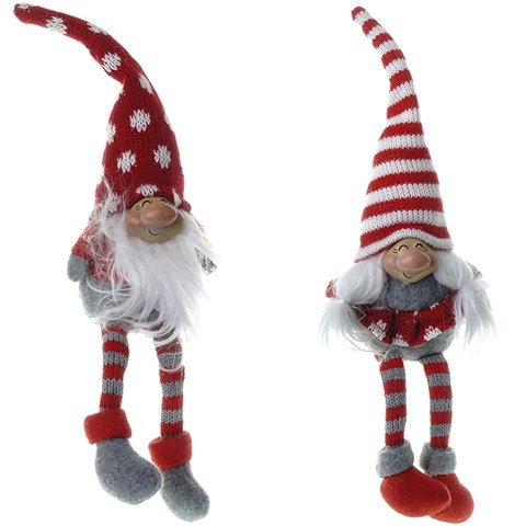 игрушка новогодняя Гномик 33см 2 вида 719828