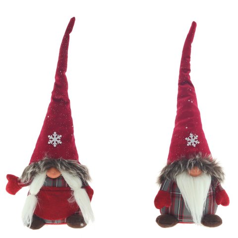 игрушка новогодняя Гном 45см 2 вида 755074 игрушка новогодняя Гном 45см 2 вида 755074
