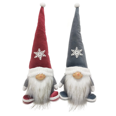 игрушка новогодняя Гном 38см 2 вида 774053