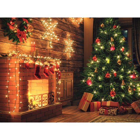 Алмазная мозаика Новогоднее убранство 30х40 см wfc082