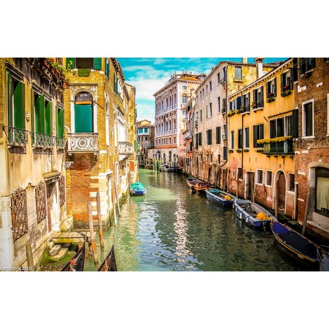 Картина по номерам Венецианская улочка, А3, на картоне, р-2260