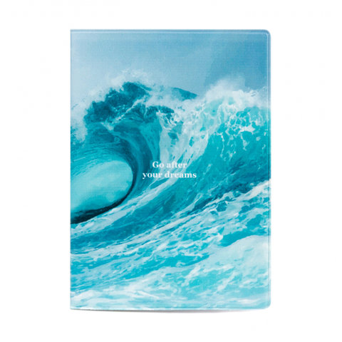 обложка для паспорта Волна, ПВХ kw064-000532