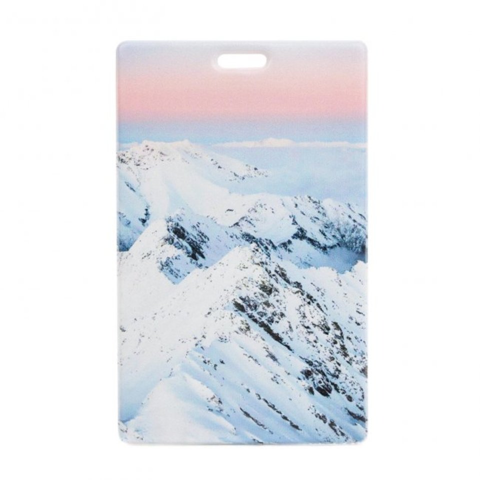 обложка для пропуска Снежные горы, пвх kw187-000078