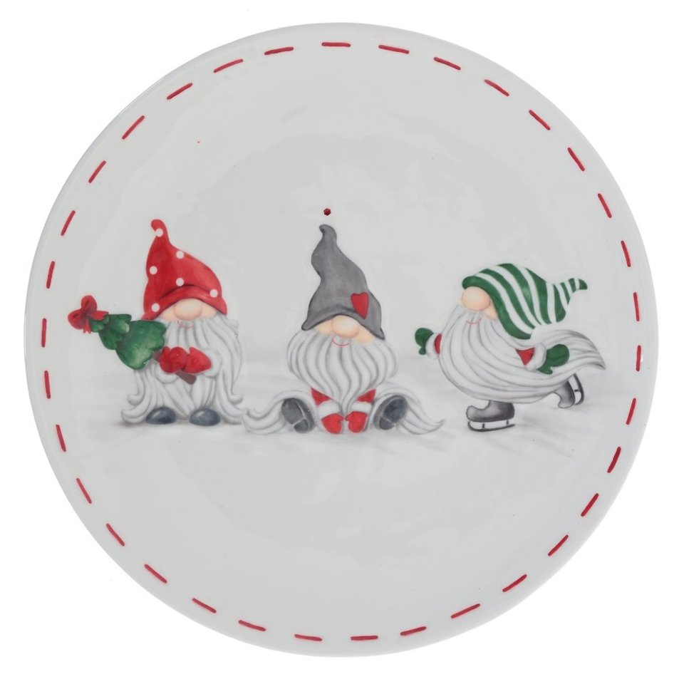 тарелка новогодняя 25см 764040