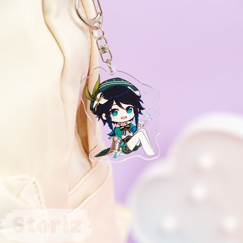 брелок Genshin Impact Венти №34 рт-00009003 аниме