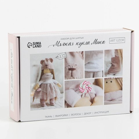 интерьерная кукла Мика набор для шитья 3299325