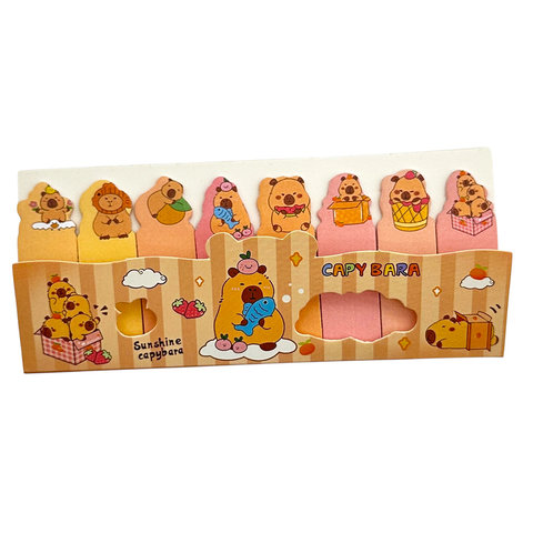 флажки-закладки 12х50мм 8 цветов Capy bara капибара 5726145 флажки-закладки 12х50мм 8 цветов Capy bara капибара 5726145