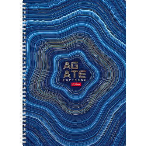 тетрадь А4 80 листов agate на гребне 068317