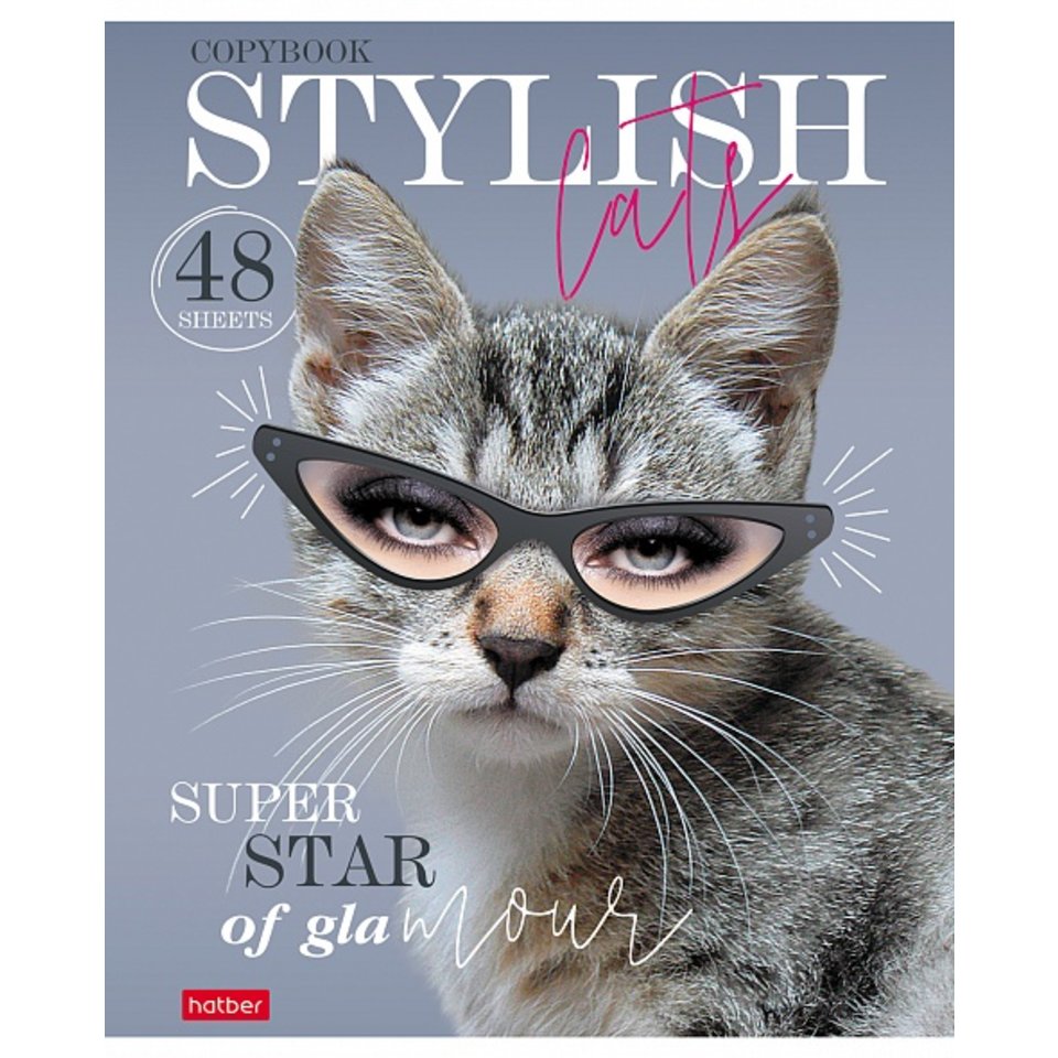 тетрадь 48 листов Волшебные Очки в клетку 072749