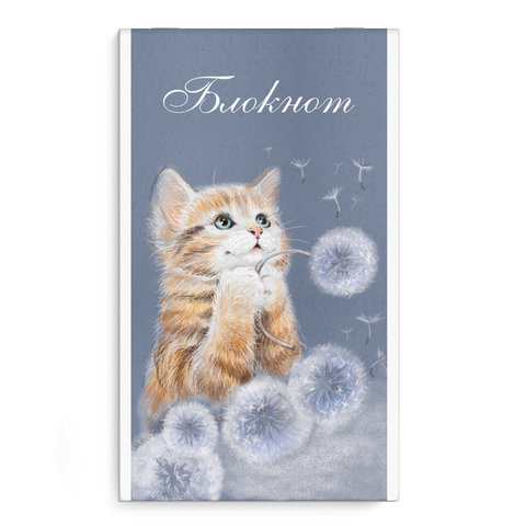 блокнот А6 40 листов кот-мечтатель 58079