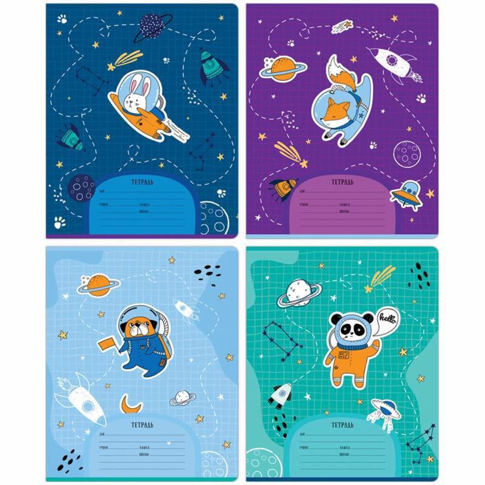 тетрадь 24 листа "space adventure" в линейку 30905 309790