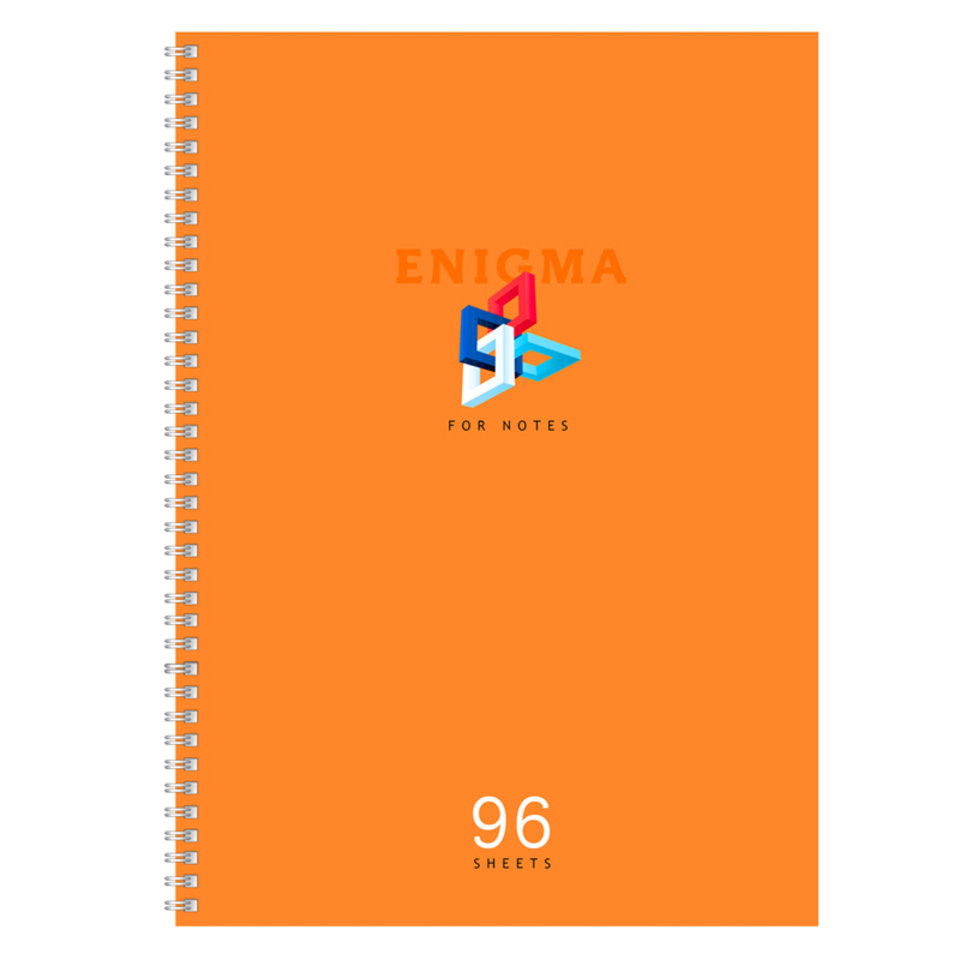 тетрадь А4 96 листов "enigma" на гребне в клетку 10140 327926