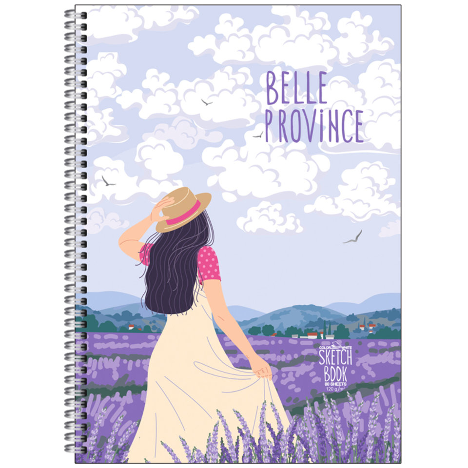 скетчбук А5 80 листов BG "belle province" 9814 331812
