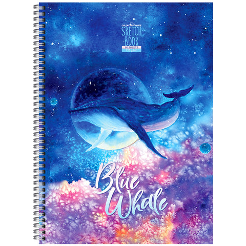 скетчбук А5 80 листов BG "blue whale" 9815 331813