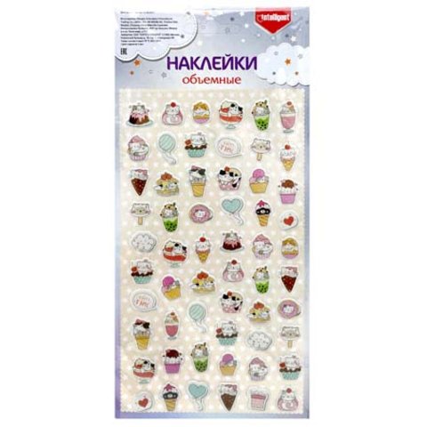 наклейки для декора Коктейли-Котики cm-7002