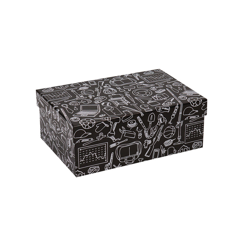 коробка подарочная мужское хобби 26х17х11см кор-8595