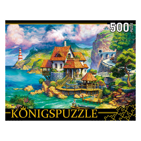 пазл 500 элементов дом у моря konigspuzzle хк500-6315