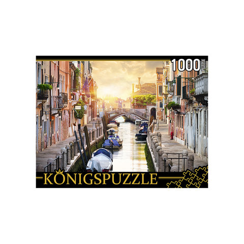 пазлы 1000 элементов Венеция на закате гик1000-0633