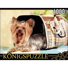 пазл 1000 элементов йорк-терьер konigspuzzle кбк1000-6468
