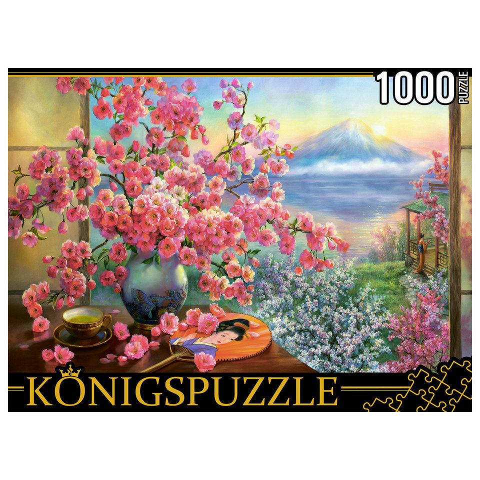 пазлы 1000 элементов Букет сакуры рукк1000-3819