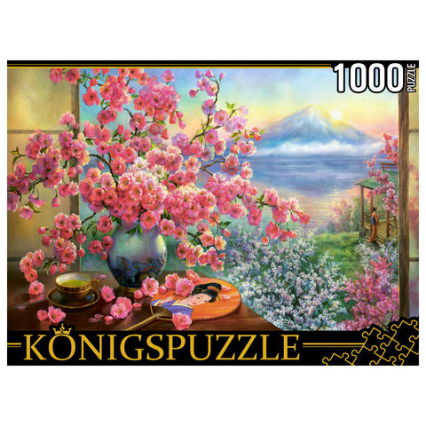 пазлы 1000 элементов Букет сакуры рукк1000-3819