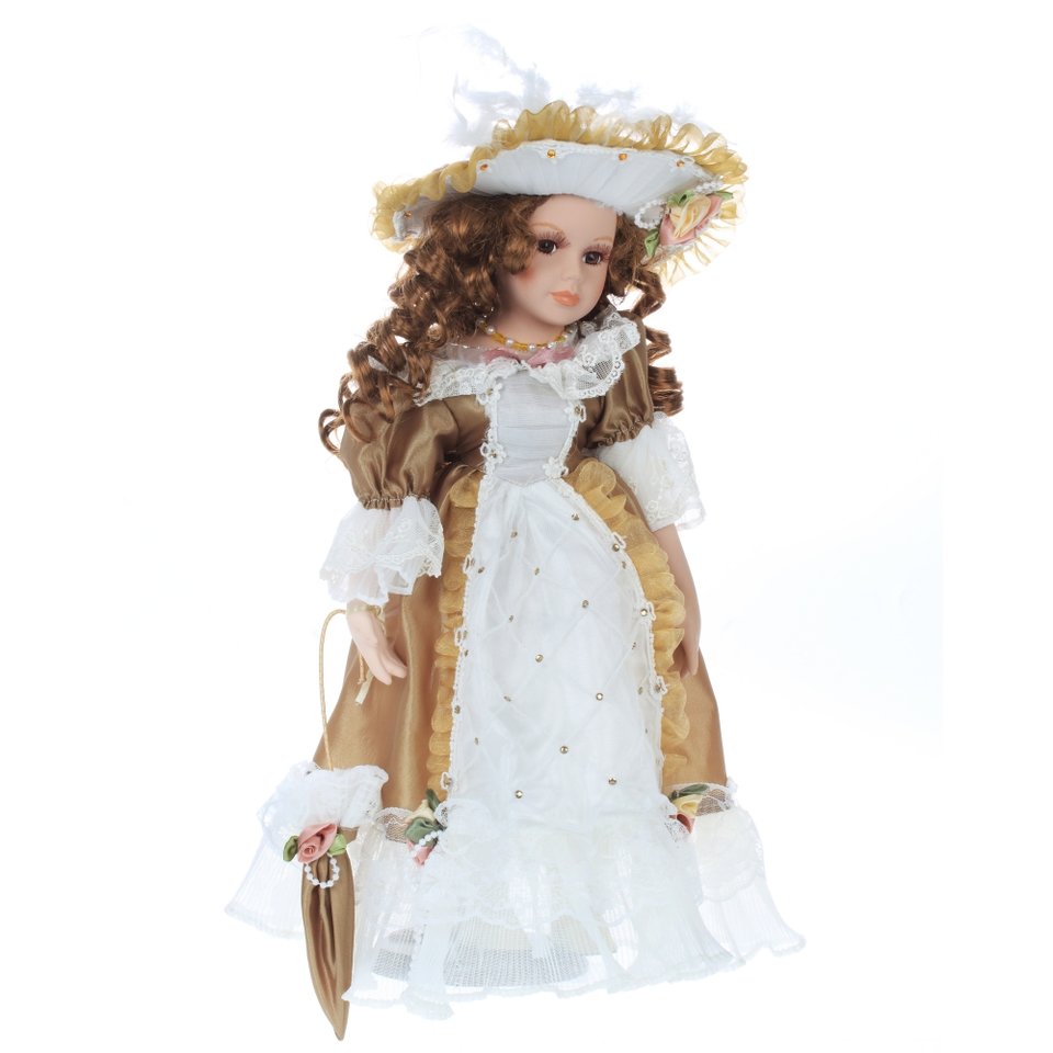 кукла фарфоровая Кристина 40см 109844