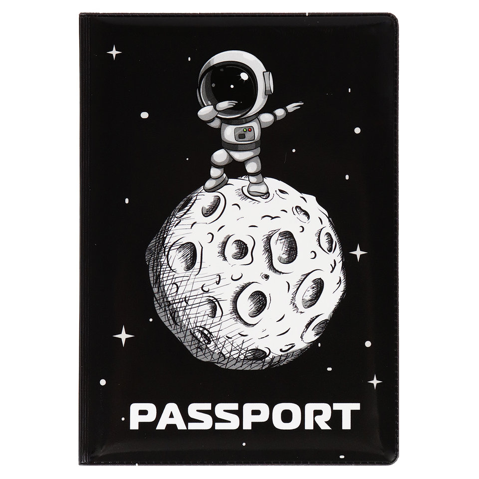 обложка для паспорта Космонавтик ПВХ оп-0239