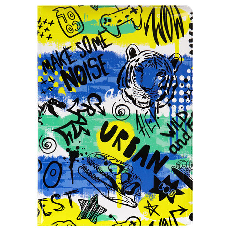 обложка для паспорта Граффити ПВХ оп-0240