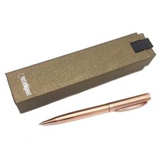 ручка подарочная Intelligent металлический корпус бронза рифление футляр ce-284/317053