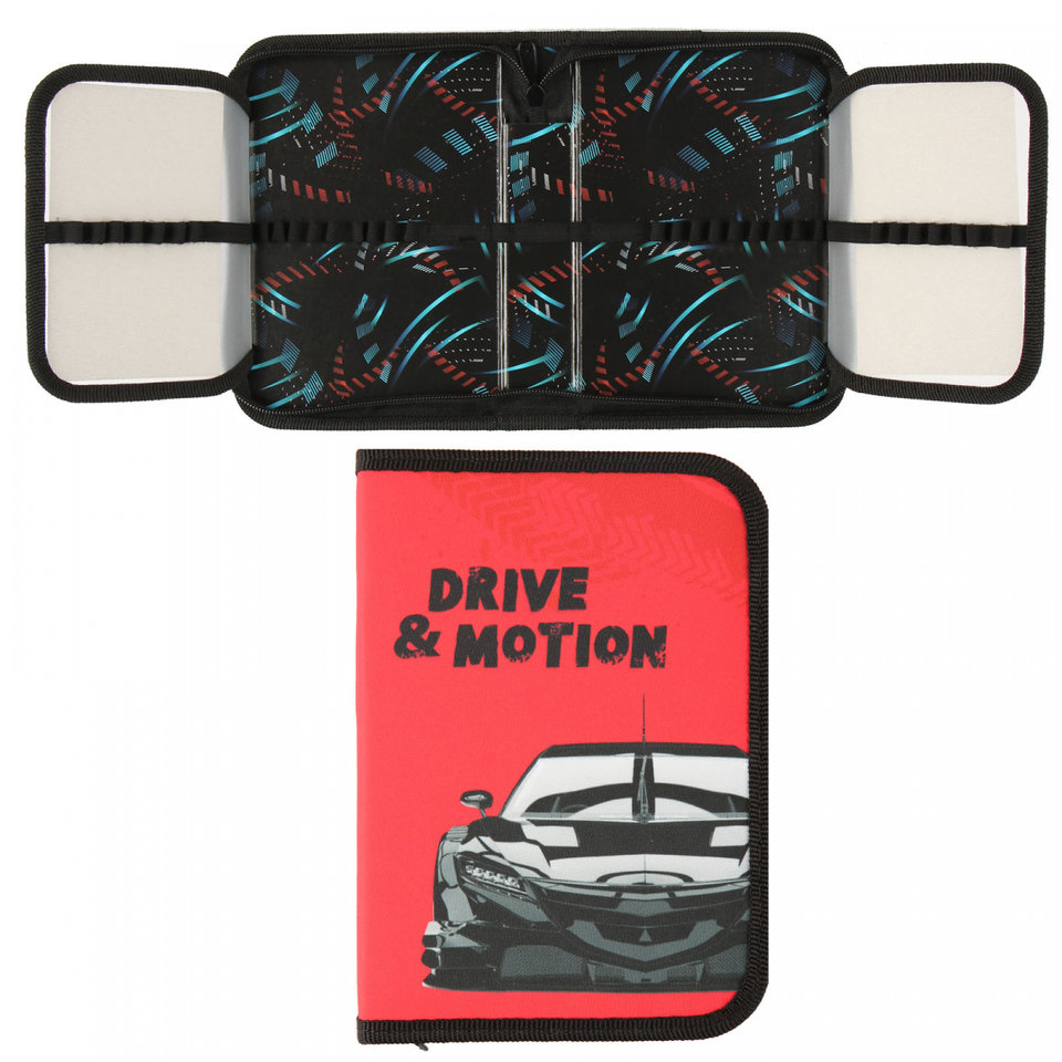 пенал для мальчика Drive and Motion с 2 планками пкт 09-20-1/215082
