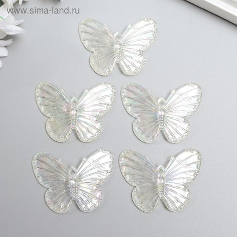 элементы для декора Бабочки перламутр 5шт. 5274272