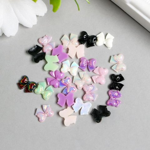 элементы для декора Бантик с перламутром 25шт 7013405