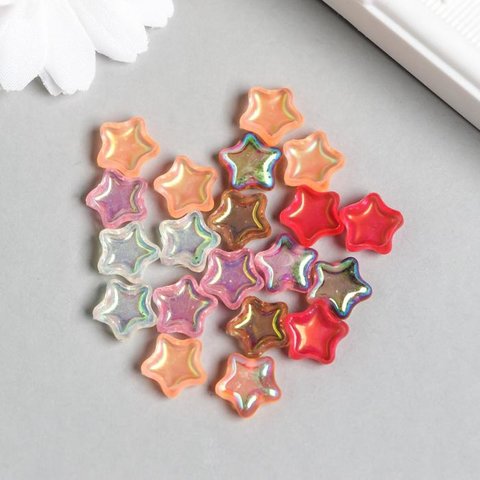 элементы для декора Звездочка с перламутром 25шт 7013406